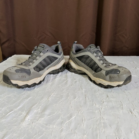 Skechers After Burn Fit Air Shoes Mens Size 10.5W 52697W Gray Running Sneakers - Picture 5 of 9